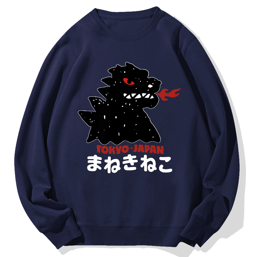 Lucky Monster Geek Cotton Sweatshirt
