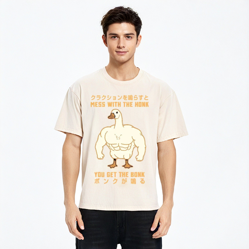 Tokyo-Assassin Strong Goose Japanese Washed T-Shirt