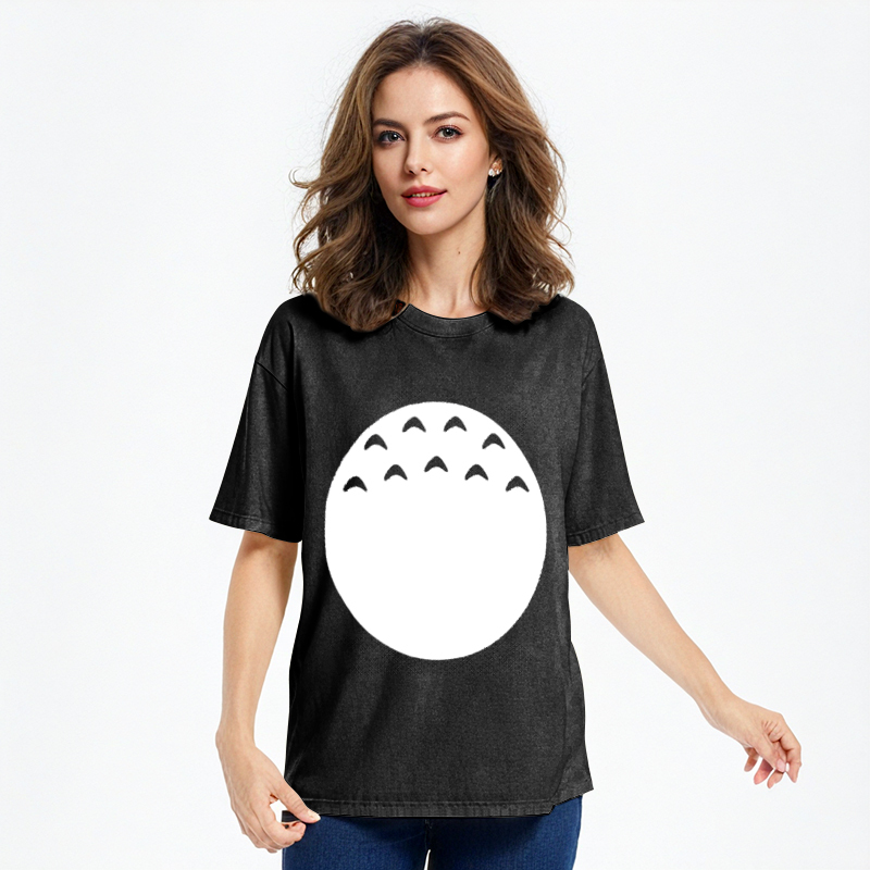 Tokyo-Assassin Soft And Cute Belly Washed T-Shirt-Tokyo-Assassin