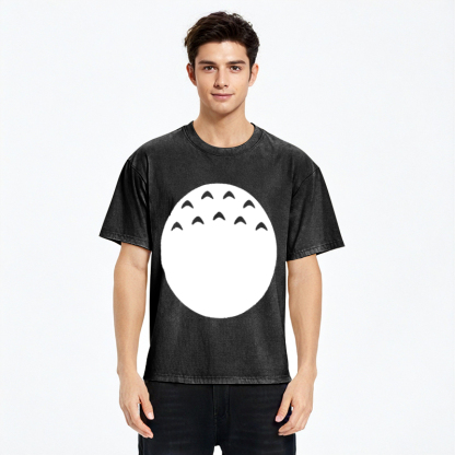 Tokyo-Assassin Soft And Cute Belly Washed T-Shirt-Tokyo-Assassin