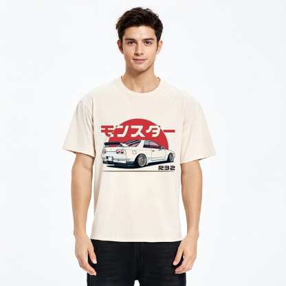 Tokyo-Assassin Monster. Skyline R32 GTR Washed T-Shirt