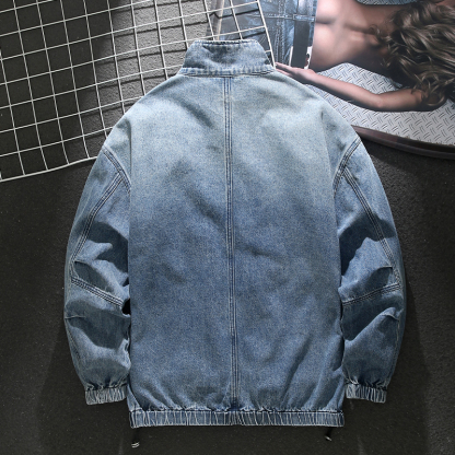 Zip Cardigan Vintage Jacket