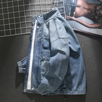 Zip Cardigan Vintage Jacket