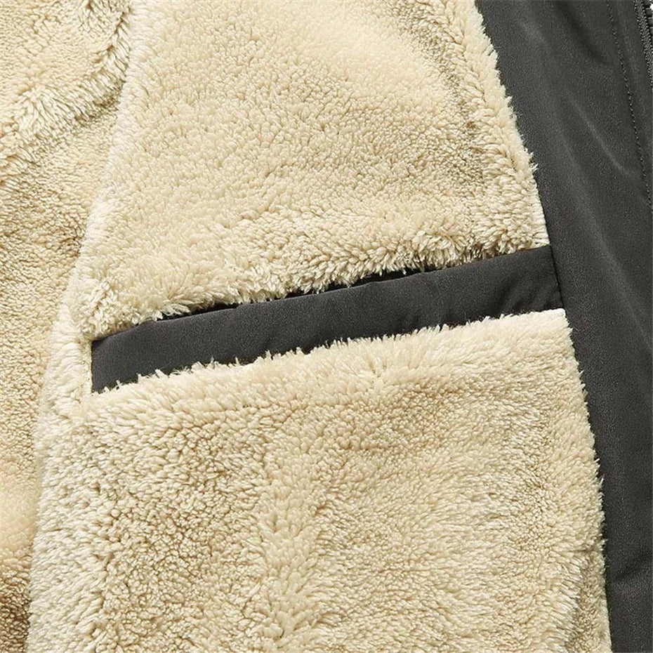 2024 Men's Plus Size Fleece Winter Jacket S-8XL