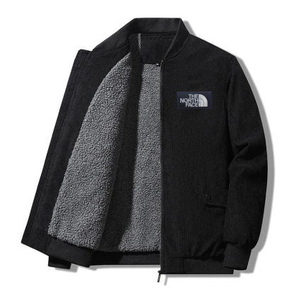 8XL Winter Men’s Thick Corduroy Fleece Jacket