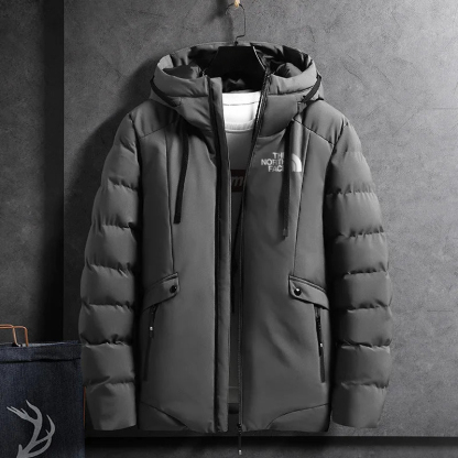 Men's High-quality Winter Clothes  Casual Hooded Thick Cotton Down Jacket