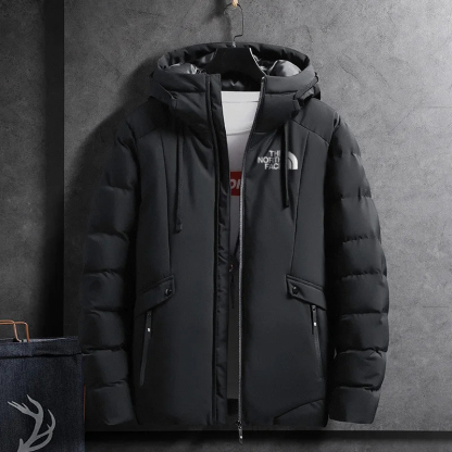 Men's High-quality Winter Clothes  Casual Hooded Thick Cotton Down Jacket