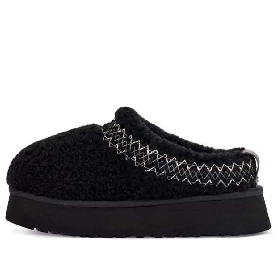 (WMNS) uthegg Tazz Slipper Heritage Braid 'Black' 1143976-BLK