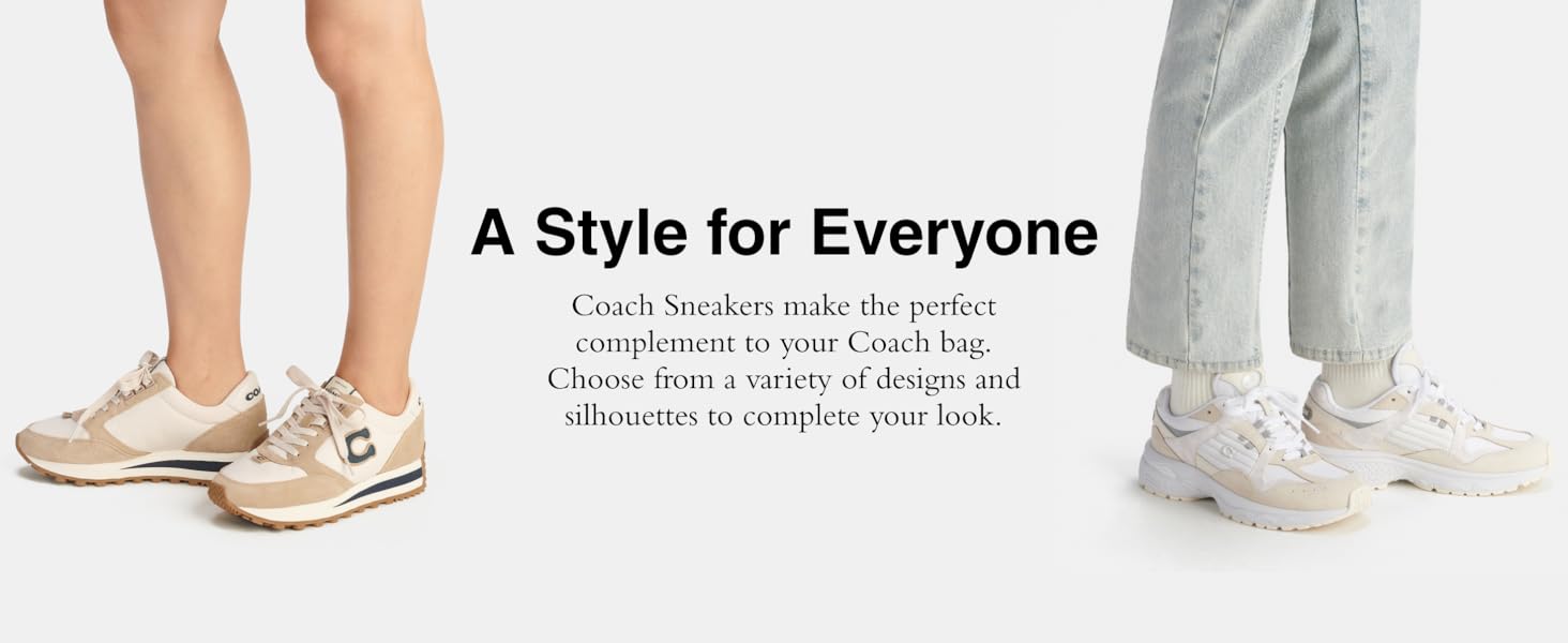 The perfect compliment to your Coach bag. Choose from a variety of styles and silhouettes