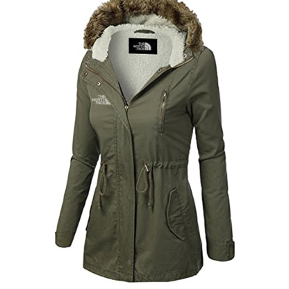 Womens Cotton Anorak Lightweight Utility Parka Jackets with Drawstring -  WOMEN'S