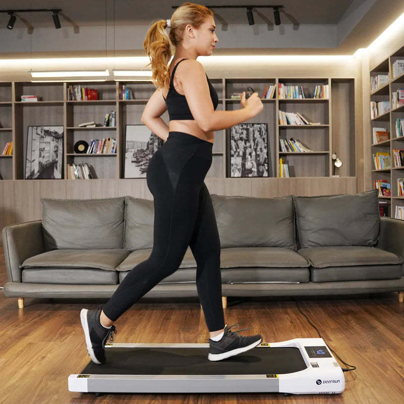 DeerRun Q1 Classic Pro Smart Walking Pad 136 Kg Capacity & Longer Size with Remote Control