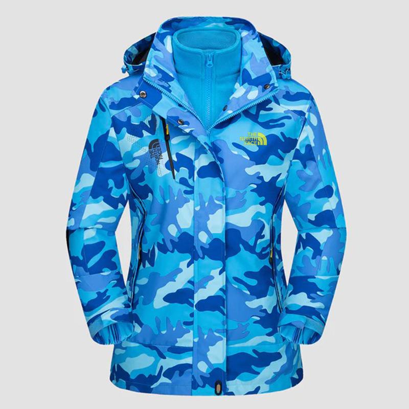 Women's Winter Coats 3-IN-1 Snow Ski Jacket Water Resistant Windproof Fleece Winter Jacket Parka