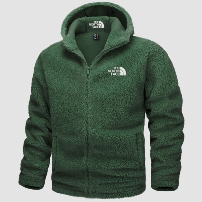 Chaqueta Sherpa con capucha y forro polar para hombre