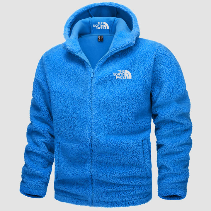 Chaqueta Sherpa con capucha y forro polar para hombre