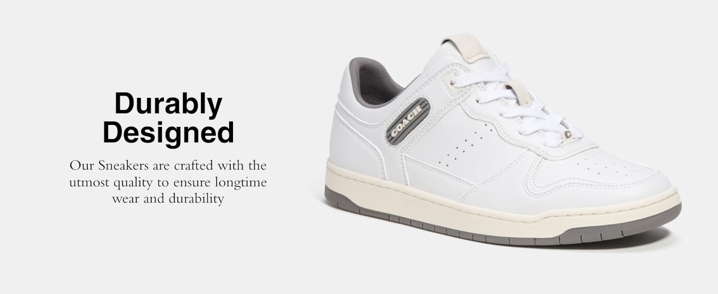 Our Sneakers are crafted with the utmost quality to ensure longtime wear and durability