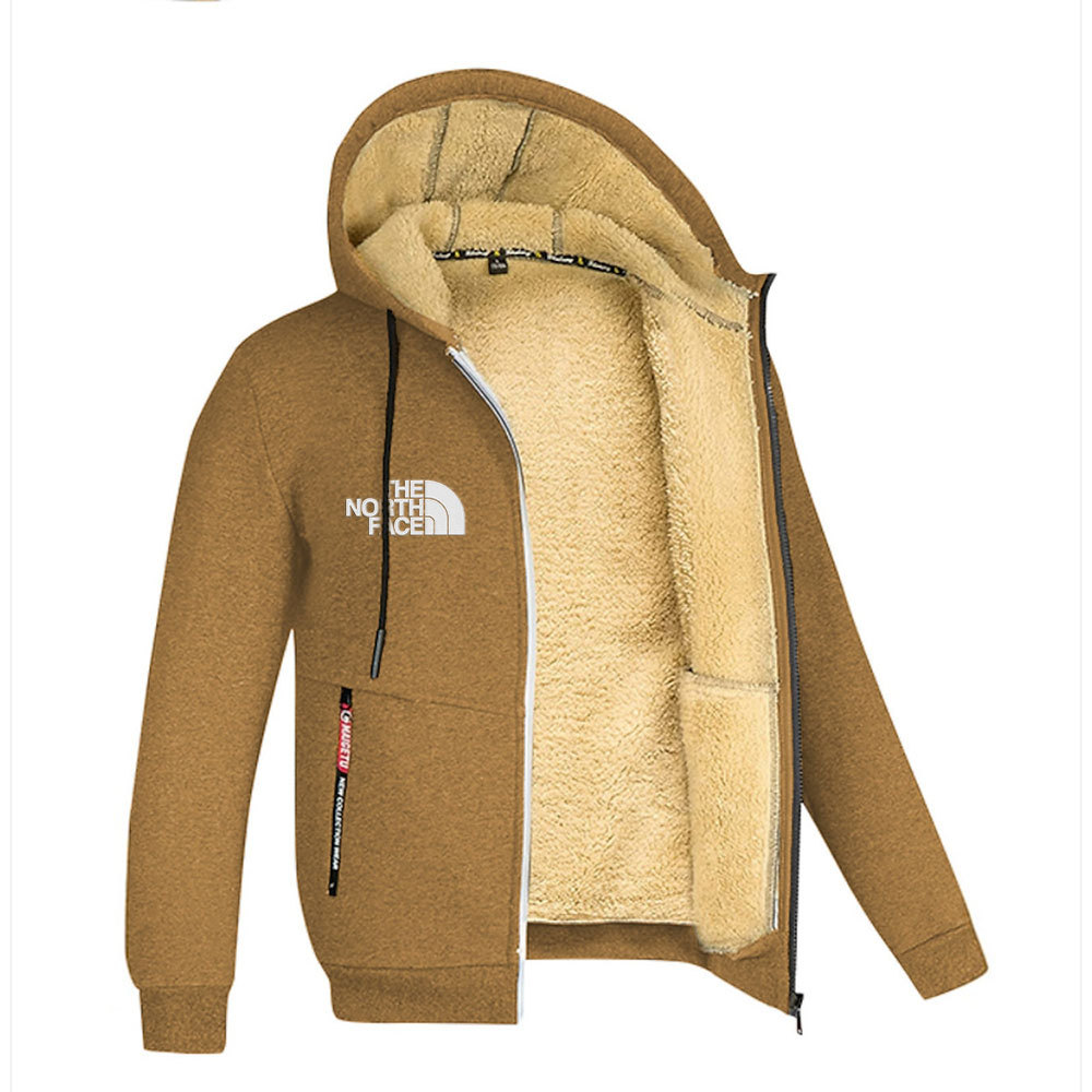 Chaqueta deportiva con capucha y cremallera para hombre