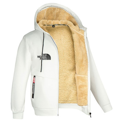 Chaqueta deportiva con capucha y cremallera para hombre