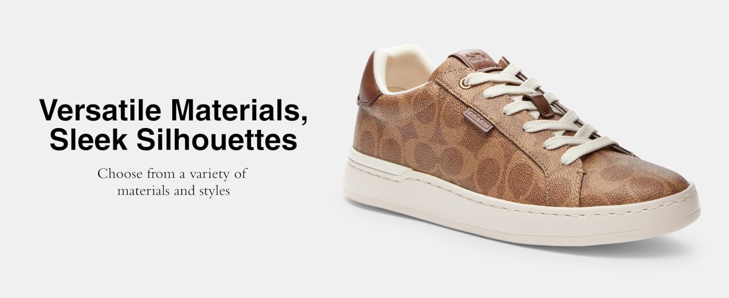 Versatile materials, sleek silhouettes. Choose from a variety of materials and styles