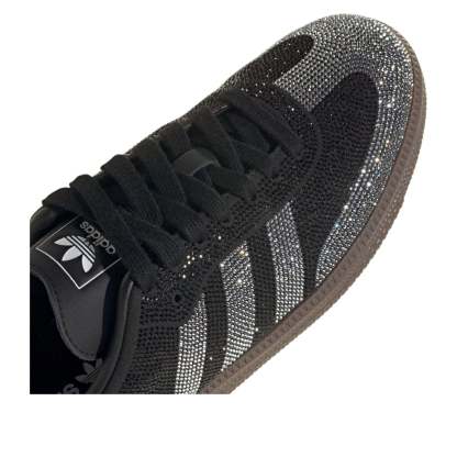 adidas Samba OG Rhinestone Black Silver