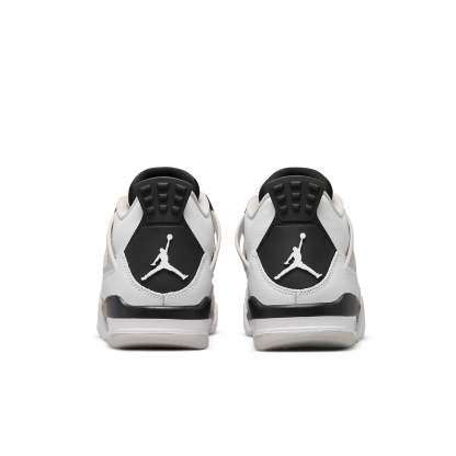 (GS) Air Jordan 4 Retro 'Military Black' 408452-111