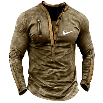 2025 Men's Slim Fit V-Neck Shirt