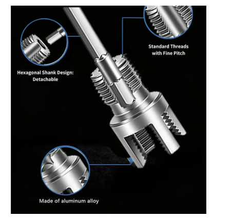 🔥Pipe Tapping and Threading Tool | Dual-Specification Compatible