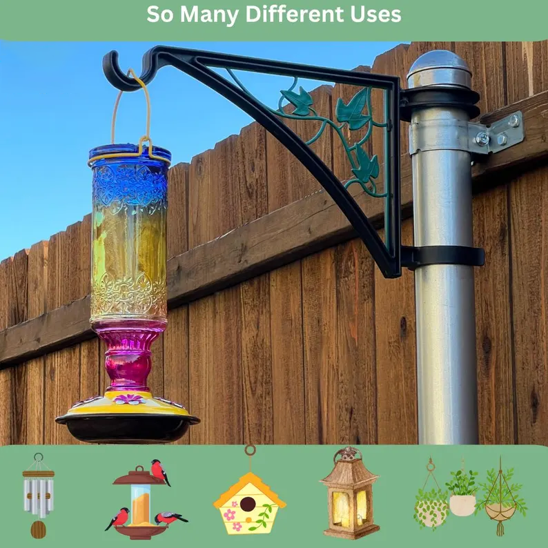 🌿 Garden Hanging Bracket – Durable Outdoor Plant Hook