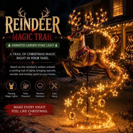 🎄Last day 50% Off🎄✨Christmas Magic Garden Collection - Transform Your Yard Into A Winter Wonderland With Enchanted Flowing Lights
