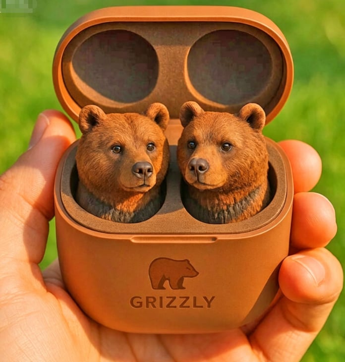 -3D Stereo Animal Design | Wireless Earphones with Cartoon Charging Case