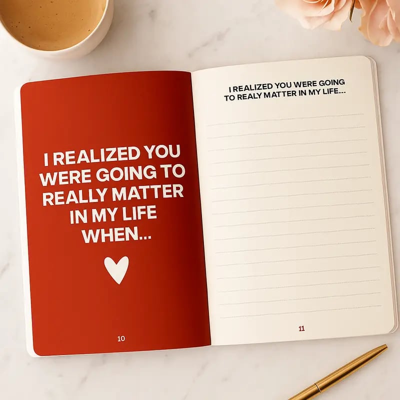 💕This Is Why You're Mine: A Couples Love Story Journal ✨