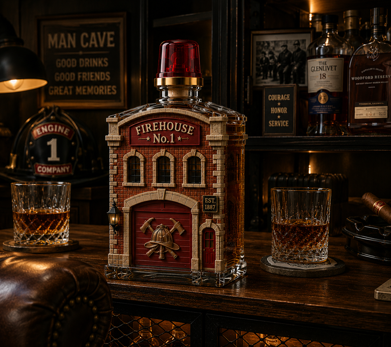 Firehouse No.1 Tribute Decanter