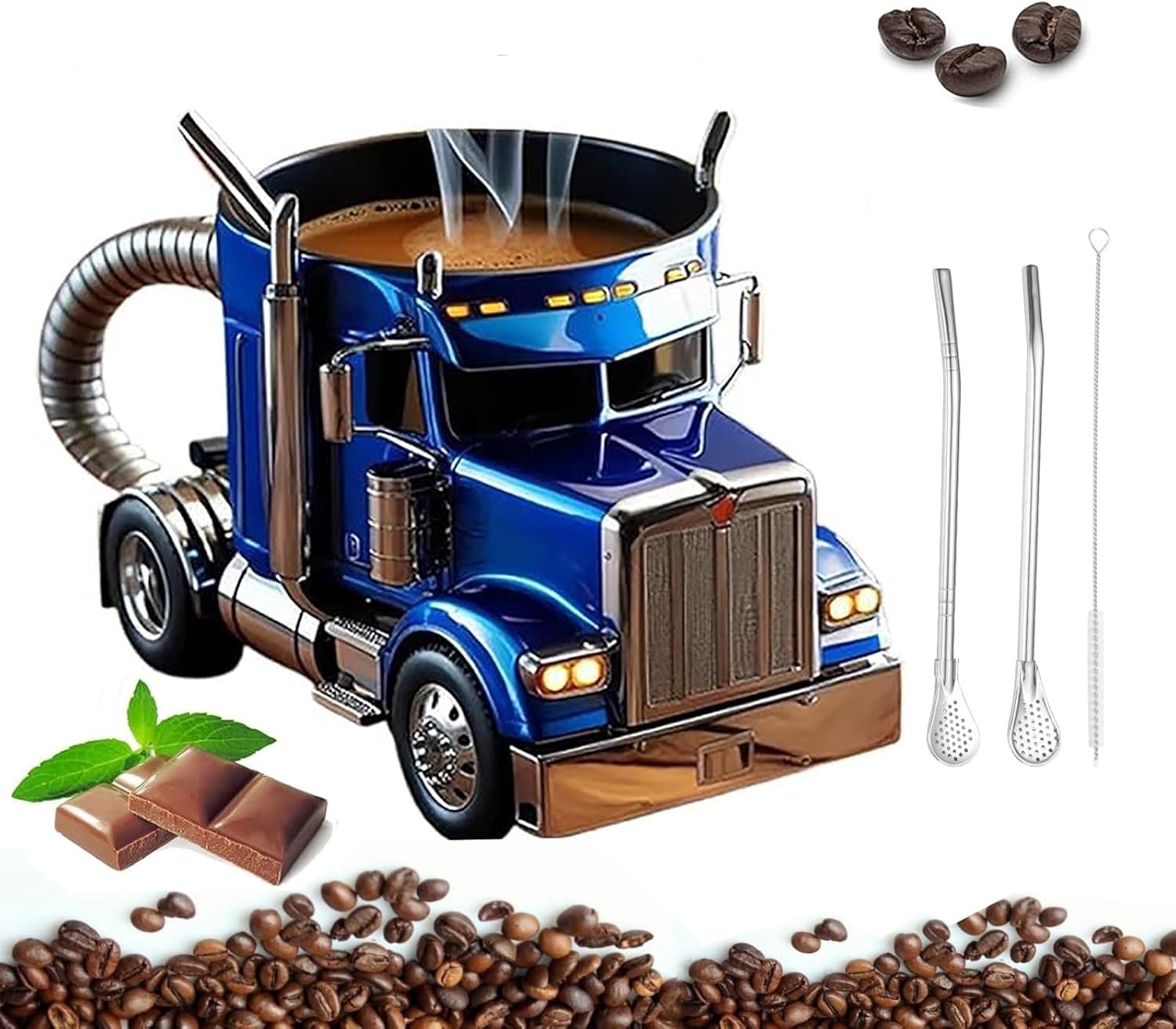 🔥NEW HOT SELLING 49% OFF🔥Handmade Semi-Truck Ceramic Coffee Mug