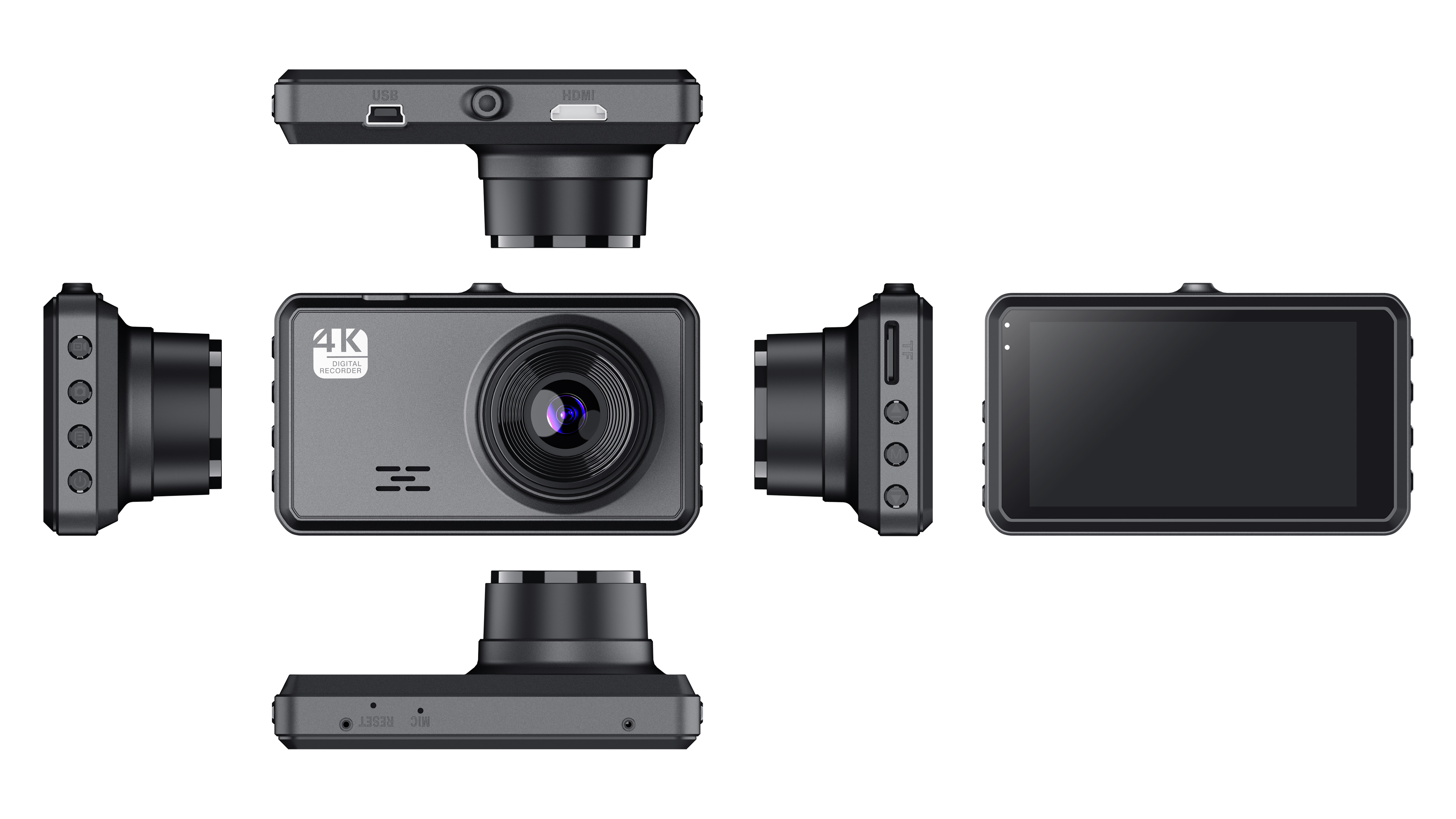 4K Full HD  Dash Cam (Front and Rear)