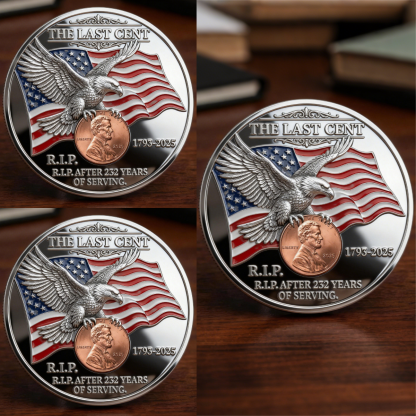 🏆Flash Sale 60% OFF - The Last Cent Commemorative Coin - Smooth version