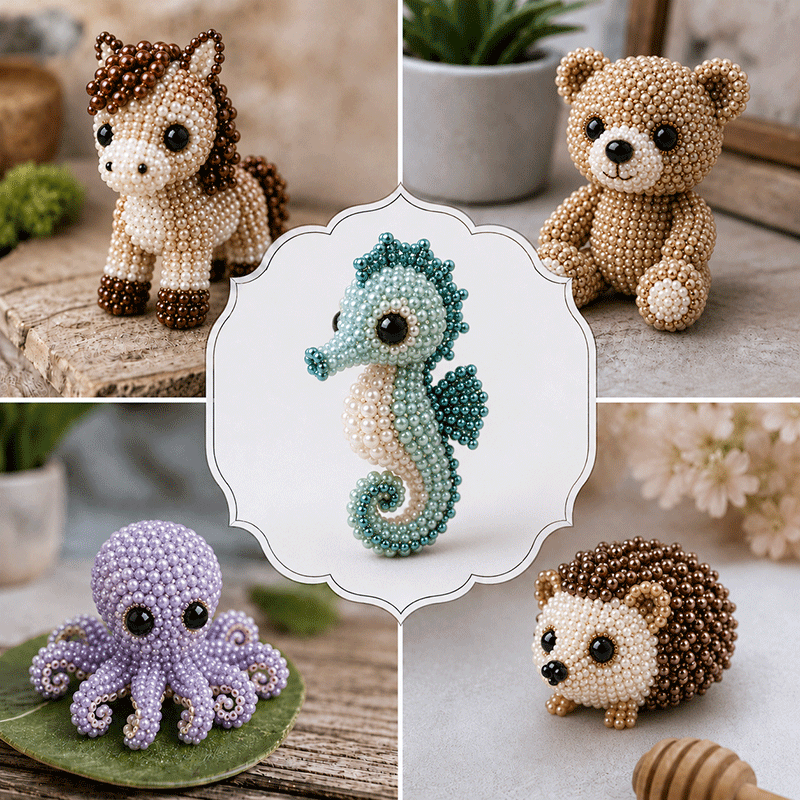 🐾 DIY Animal Beading Kit