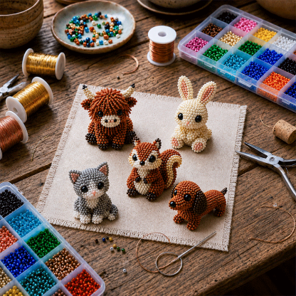 🐾 DIY Animal Beading Kit