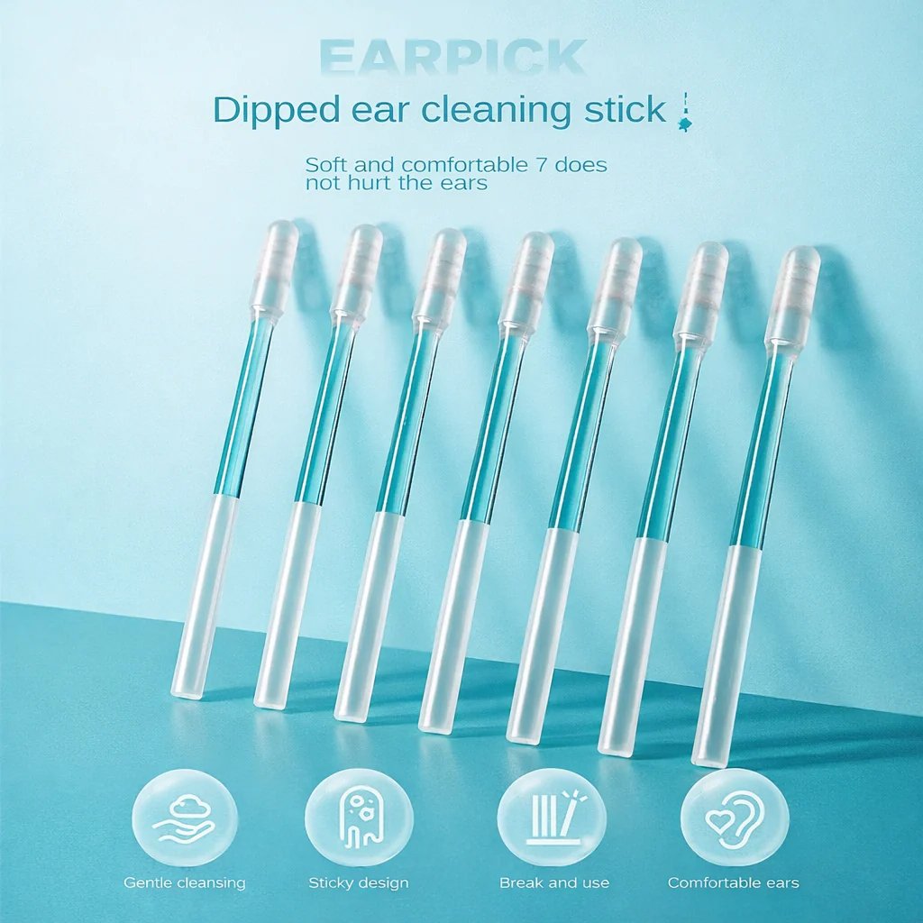 🔥Last Day 49% OFF 💦Sticky Ear Cleaning Sticks – Gentle, Visible Ear Care