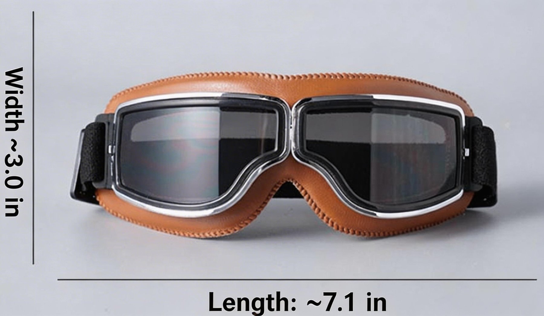 🕶️ OTG Vintage Motorcycle Goggles (Fits Over Glasses)