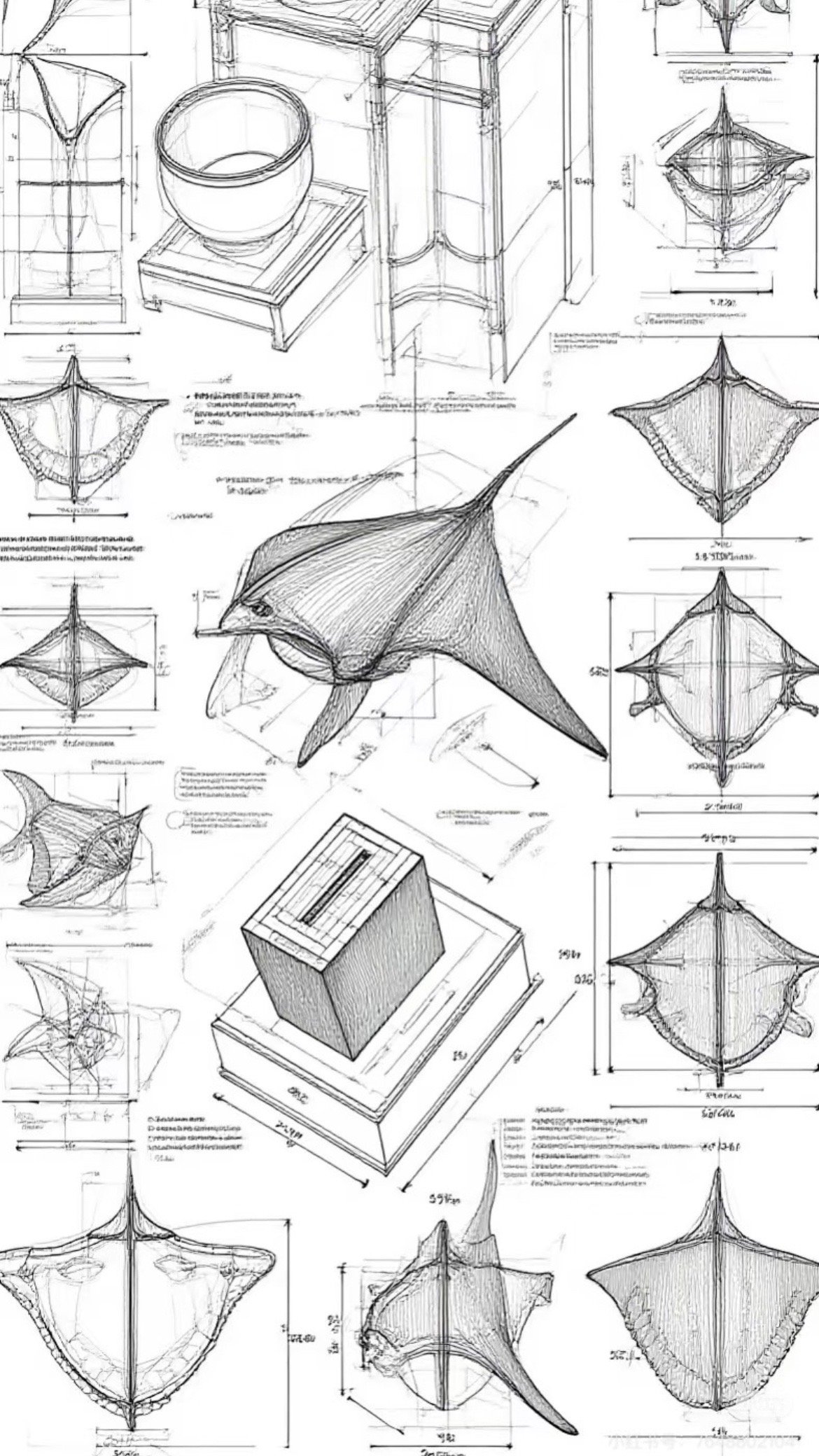 Handcrafted Walnut Manta Ray Automaton – The Ocean’s Silent Glider🎁Buy 2  Free Shipping✈️