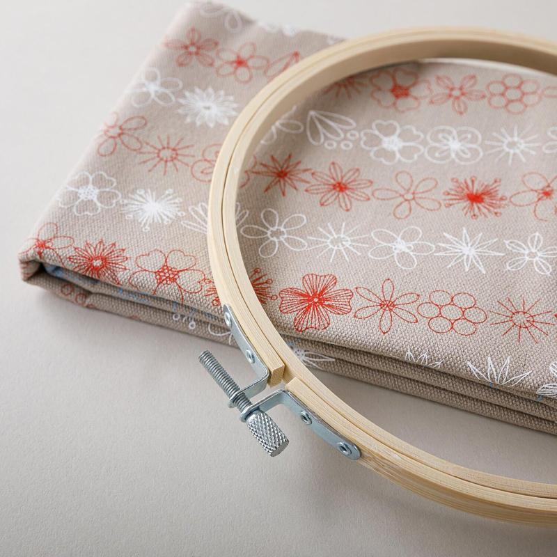 🔥Last Day 49% OFF - 🎨🧵Red, White & Bloom Embroidery Kit✨