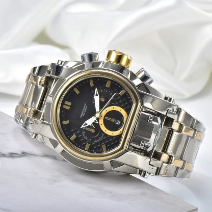 Large dial compass sports watch