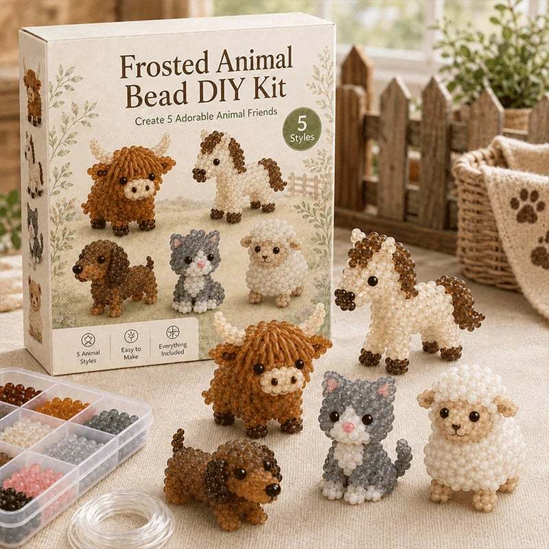 🔥LAST DAY 50% OFF - 🐳 Frosted Sea Glass-Style Beading DIY Kit✨Buy 2 Free Shipping