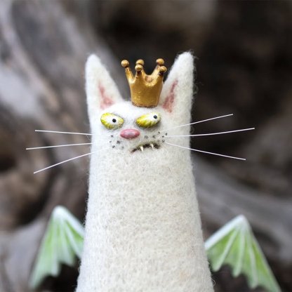 🔥Last Day: BUY 3 GET 1 FREE🎄🎁Wool Felt Familiars – Quirky Handmade Companions🐱