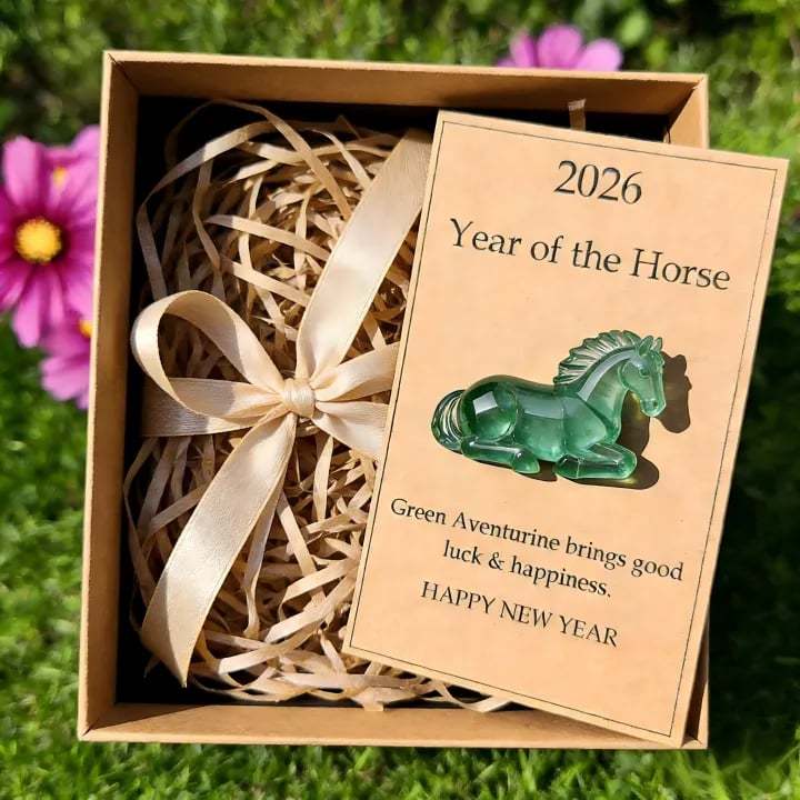 🐎💓Lucky Green Aventurine Horse — ✨A Symbol of Strength & New Beginnings (2026)
