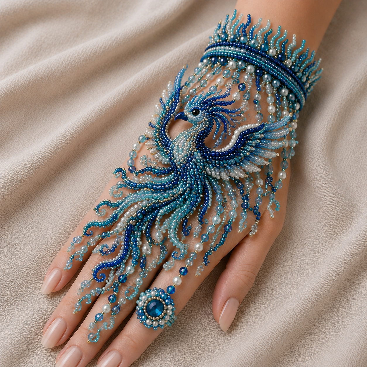 🌊 DIY Ocean Beaded Bracelet Kit – Create Your Own Sea-Inspired Jewelry ✨