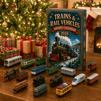Trains & Rail Vehicles Advent Calendar 2026 – 24 Railway Surprises