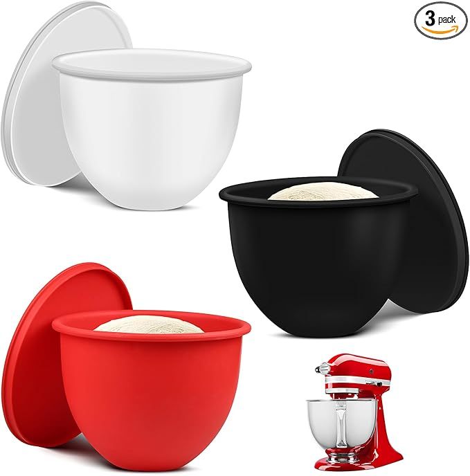 Silicone Liners for KitchenAid Tilt-Head 5 Qt Mixers – Mixer Attachments & Accessories – Replacement Mixer Bowls No Longer Needed