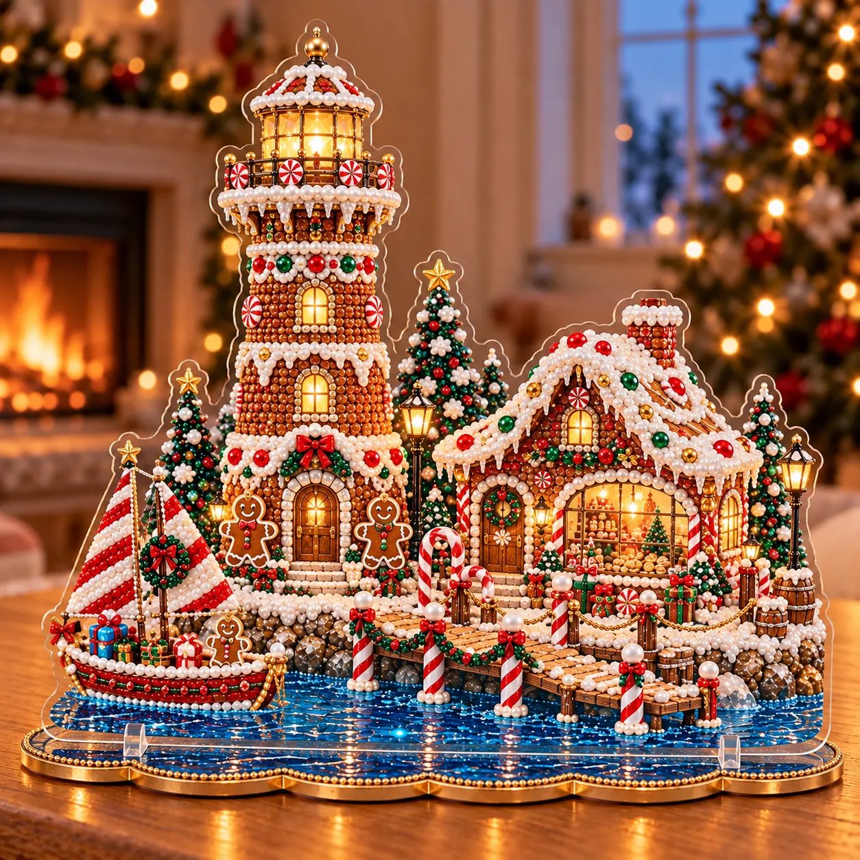 Gingerbread Christmas Harbor design