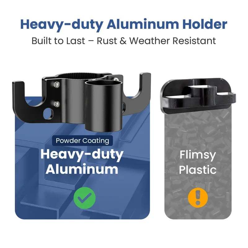 🔥Aluminum RV Towing Chain Organizer & 7-Way Plug Holder ( RV Camper Accessories )