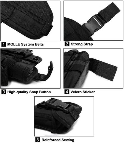Hot Sale 40% OFF🔥Tactical Adjustable Thigh Holster for Right-Handed Users